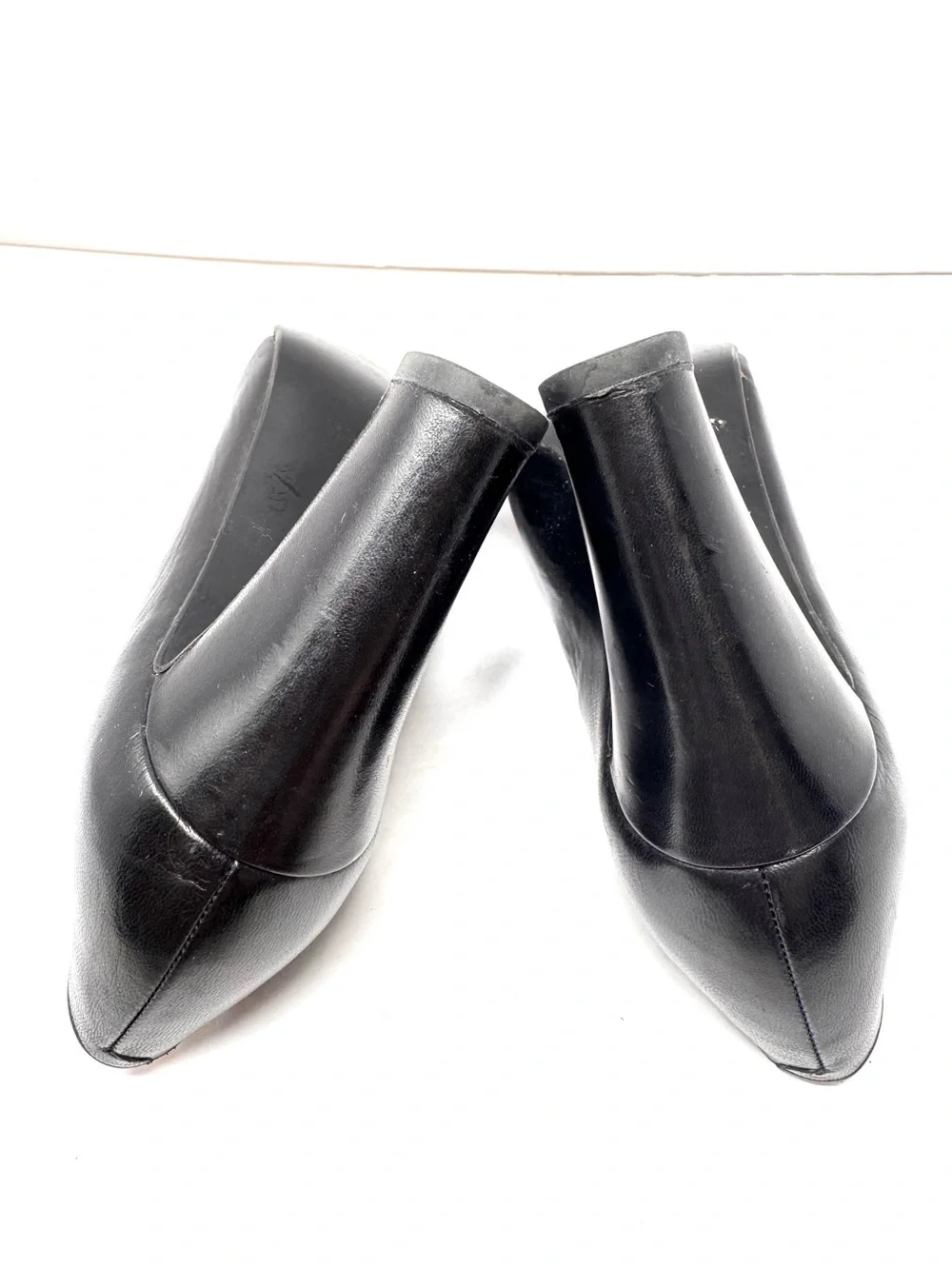 CHANEL black cap toe heels, vintage, made in France, size 40